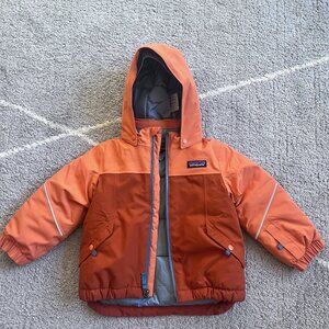 Patagonia Baby Snow Pile Jacket - Orange - 2T - Unisex!